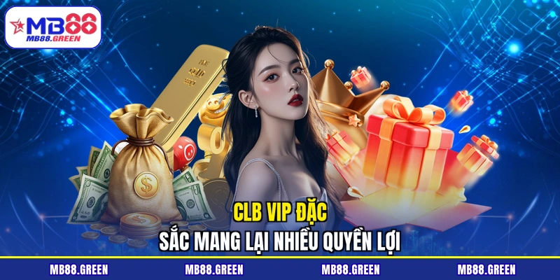 CLB VIP đặc sắc mang lại nhiều quyền lợi